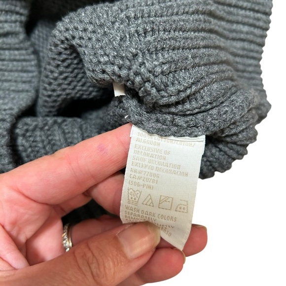 Tommy Hilfiger vintage womens cotton turtleneck snowflake sweater medium 90s - Picture 4 of 7